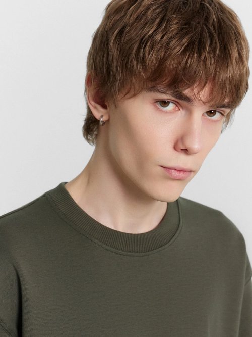 Свитшот мужской хаки, фото 4 из 8