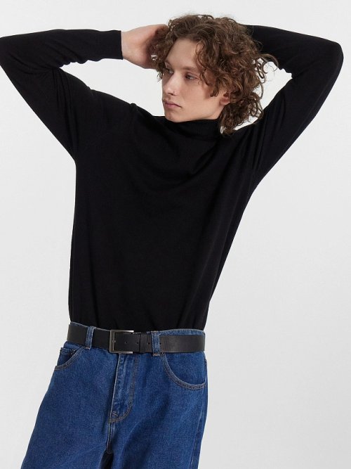 Свитер мужской темно-серый, фото 1 из 5