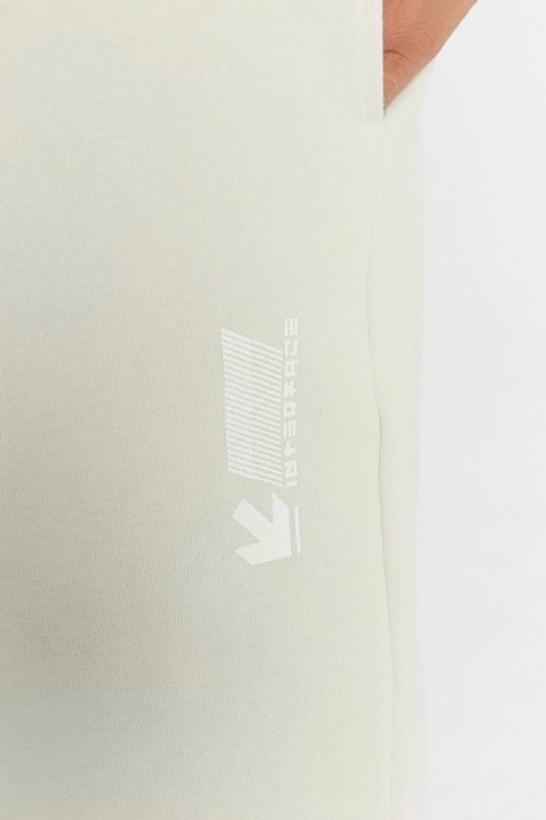 Теплые брюки в оттенке "морская пена" с лаконичным принтом, фото 6 из 6