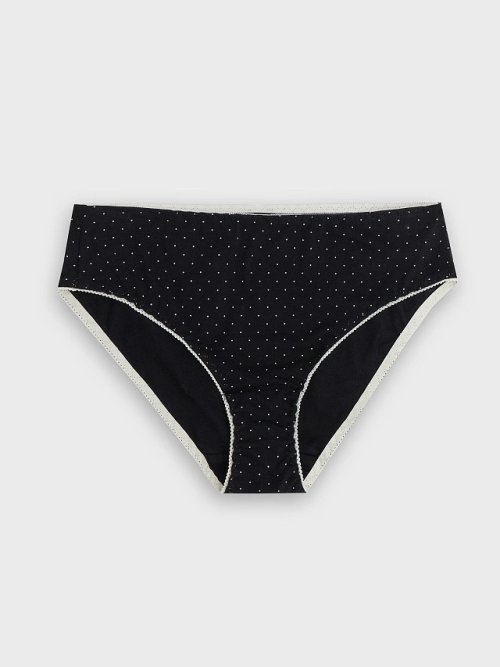 Трусы макси женские черные в горошек, фото 8 из 24