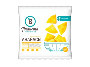 Ананасы кусочками б/зам Планета витаминов 300 г