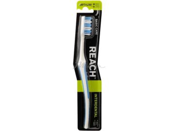 Щетка зубная REACH Interdental Межзубная чистка средней жесткости