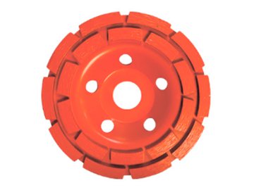 Алмазная чашка Yourtools 125х22мм, 2 ряда, универсальная