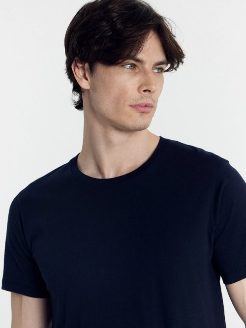 Футболка мужская в синем цвете, фото 5 из 7