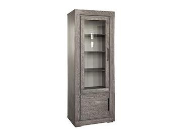 Шкаф с витриной «Байс» БМ2.791.0.05-01(2619-01Бр)