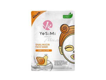 Маска тканевая для лица YESIMI с муцином улитки, 25 мл