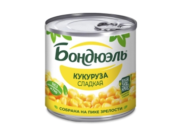 Кукуруза Бондюэль сладкая 340 г