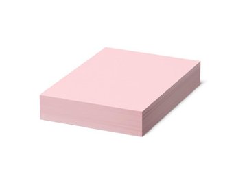 Бумага цветная BRAUBERG 115219 А4, 80 г/м2, 500 л., пастель, розовая