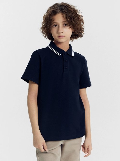 Джемпер для мальчиков в синем цвете, фото 2 из 7