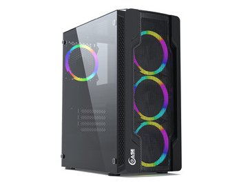 Корпус Powercase Mistral X4 Mesh LED CMIXB-L4