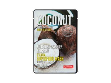 Маска для лица DERMAL It’s Real Superfood c кокосом, 25 г