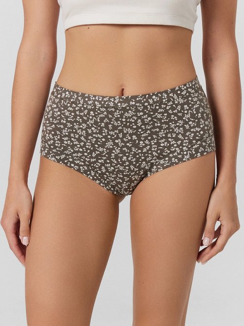 Трусы шортики женские с цветочным принтом, фото 2 из 24