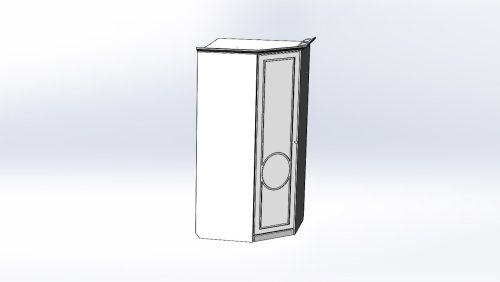 Шкаф для одежды Лолита ММ-341-01/08Б, фото 1 из 2