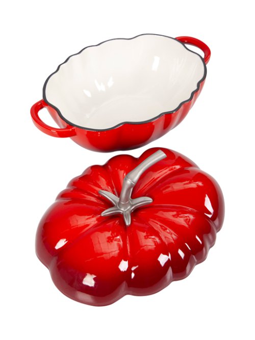 Кокот чугунный эмалированный Tomato New 2.8L, фото 7 из 7