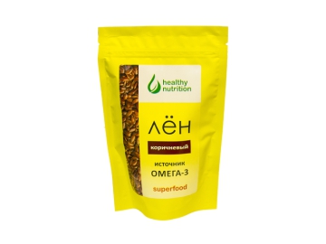 Семена льна Healthy nutrition коричневые 200 г на акции в магазинах Корона