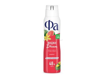 Дезодорант спрей FA Ритмы острова Фиджи Аромат арбуза и иланг-иланг, 150