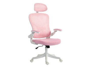 Офисное кресло Kingstyle FK-25-2 Fendi White (розовый)
