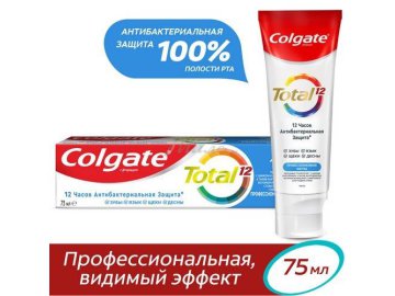 Зубная паста COLGATE Total 12 Профессиональная чистка, 75 мл