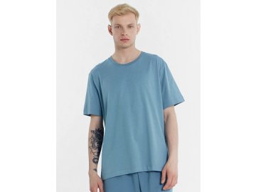 Футболка мужская в серо-голубом цвете Марк Формель