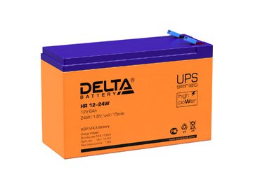 Аккумулятор для ИБП Delta HR 12-24W (12В/6 А·ч)