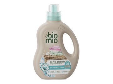 Гель для стирки белого и цветного белья экологичный BioMio BIO-COLORS&WHITES 900 мл