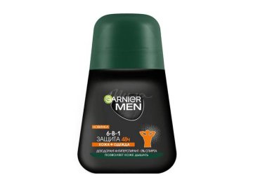 Дезодорант-антиперспирант роликовый GARNIER Men для тела 6-в-1 Защита 48 ч, 50 мл