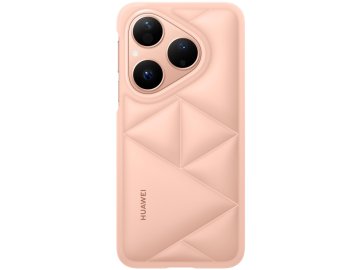 Cloud Vegan Leather Case для Huawei Pura 80 (оранжевый)