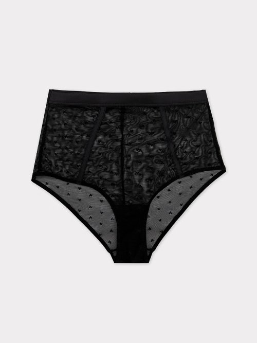 Трусы женские макси в черном цвете, фото 6 из 18