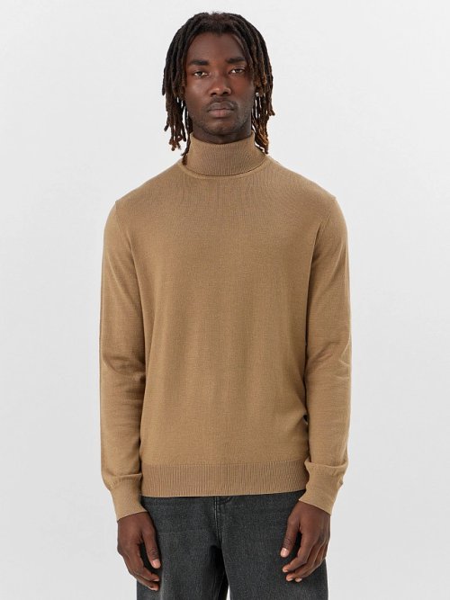 Свитер мужской коричневый, фото 2 из 12
