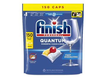 Капсулы для ПММ Finish Powerball Quantum All in 1 Lemon (150 шт)