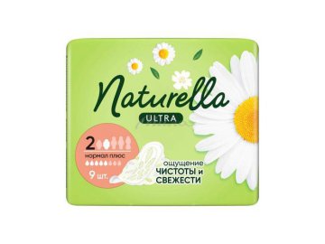 Мила акции Докшицы - Прокладки женские NATURELLA Ultra Camomile Normal Plus, 9 шт