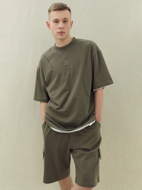 Шорты мужские в цвете хаки, фото 1 из 7