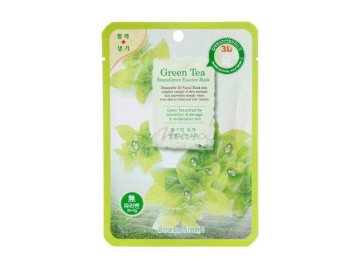 Маска для лица тканевая BEAUUGREEN Зелёный чай, 1 шт