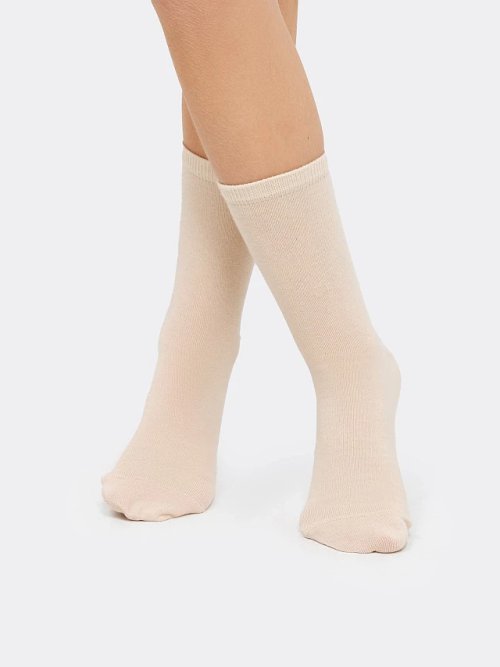 Детские высокие носки нюдового оттенка, фото 2 из 16