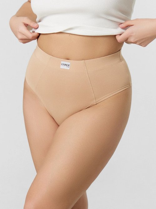 Трусы макси женские бежевые, фото 2 из 14