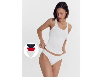 Трус женские слипы мультипак (3 шт.) в белом и красном цвете Марк Формель