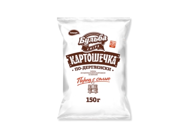 Чипсы Бульба chips из сырого карт со вк перца и соли 150 г
