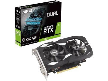 Видеокарта ASUS Dual GeForce RTX 3050 OC Edition 6GB DUAL-RTX3050-O6G