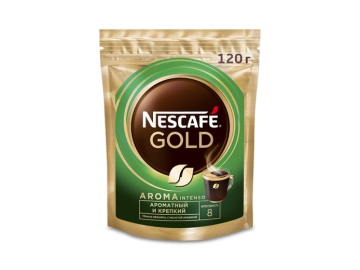 Корона акции и скидки в Гродно - Кофе Nescafe Gold Aroma Intenso натур раствор сублимир с добавл натур жар мол кофе 120г