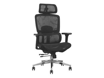 Кресло офисное SITUP GARFILD LUX BLACK chrome (сетка армированная Black/ Black) на акции в магазинах 5 элемент