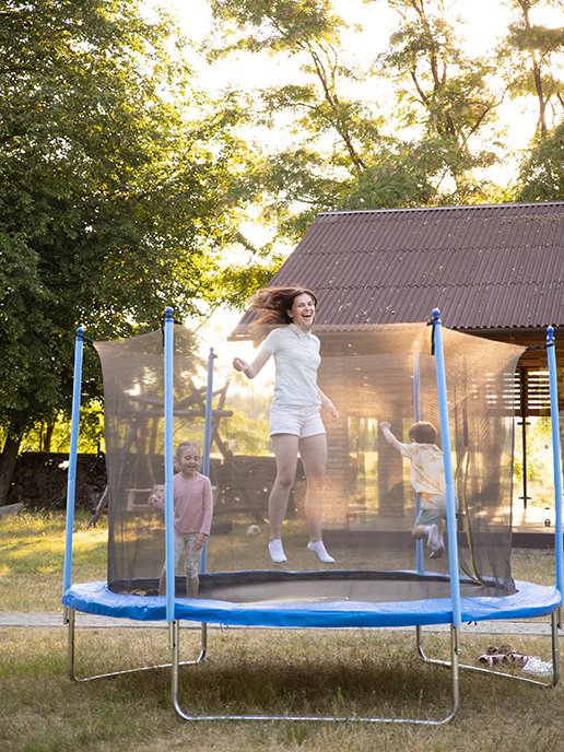 Батут JUMP-1 немеханизированный с внутренней защитной сеткой, фото 7 из 204