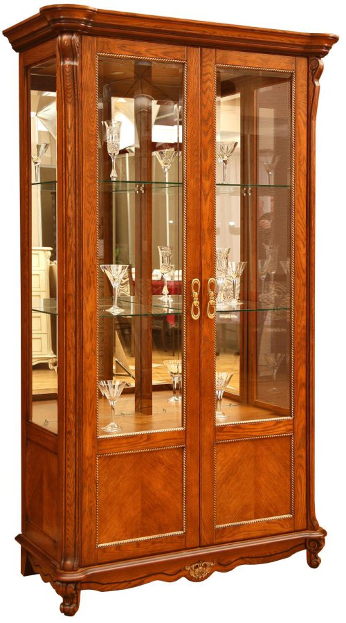 Шкаф с витриной «Алези» П1.350.0.19 (П350.19), фото 1 из 6