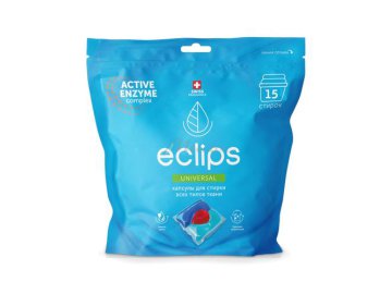 Капсулы для стирки ECLIPS Universal, 15 шт