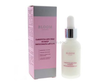 Мила акции Чечерск - Сыворотка для лица BLOOM Cosmetics ретинол липосомальный 0,5%, 30 мл