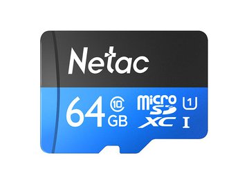 Карта памяти Netac P500 Standard 64GB NT02P500STN-064G-S