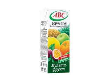 Сок АВС мультифруктовый 0,2л на акции в магазинах Корона