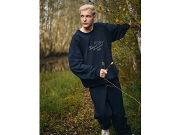 Свитшот мужской синий из коллекции "Zakaзnik El’nya / Заказник Ельня"