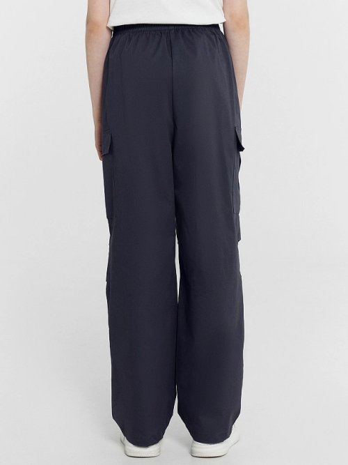 Брюки для девочек графитово-серые, фото 3 из 5