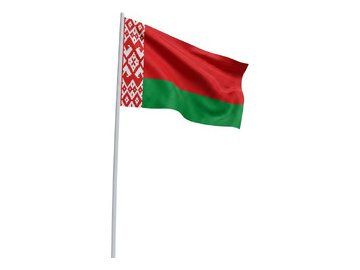 Флаг Республики Беларусь ФН016 10х20см с трубочкой