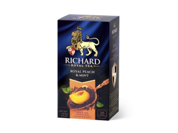 Чай Ричард Royal Peach & Mint черн 25пх1,7г 42,5г